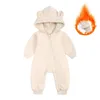 footies baby bash coordes生まれの男の子ロンパー全体幼児幼児ベビー服パジャマbebe秋冬暖かいフリースジャンプスーツロンパース2201006