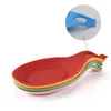 Siliconen hittebestendige lepel opslag rustgerei Holerhouder Bar Gadget Food Grade Keukenopslagrek Gereedschap 5 Color Lyx42