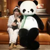 95 cm Mignon Bébé Grand Géant Écharpe Panda Ours En Peluche Animal En Peluche Poupée Animaux Jouet Oreiller Dessin Animé Kawaii Poupées Filles Amant Cadeaux 2325 E3