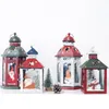 Candle Holders 1 Pc Christmas Holder Retro Festival Gift Lantern Xmas Ornaments Desktop Decor