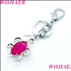 Porte-clés Pierre De Cristal Naturel Tortue Pendentif Clé De Voiture Pour Dames Hommes Sac Décoration Porte-clés Boucle Titulaire Cadeau De Noël Mjfashion Dhchw