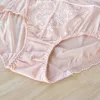 Biancheria intima taglie forti da donna Lady Briefs Pink Underpants Lace 5 pezzi per lotto accetta l'ordine dei colori misti