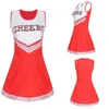 Women's Tracksuits Girl Cheerleader Uniform Come Hight School Pompoms Cosplay Fancy Party Dress Carnival Halloween T220909