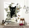 Tapestries MPK 집 장식 벽 직물 고양이 페인팅 10 디자인 현재 사용 가능 221006