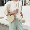 Avondtassen Casual weven schouder voor dames stroming mode crossbody tas vrouwelijke zomer zoete handtas trend dames dagelijkse koppeling
