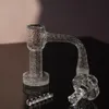 Cool Terp Slurper Quartz Banger 세트 흡연 액세서리 새로운 에칭 된 전체 용접 된 조각 베이블 에지 블렌더 손톱 Bong