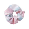 Mode Haaraccessoires Haarbanden Bloemgedrukte haar Scrunchies Long Ribbon For Women Girls Ponytail Holder Elastische sjaal hoofddeksel 2328 E3