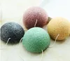 Natural Konjac Cosmetic Puff Sponges Bamboo Charcoal Cleanser Sponge Makeup Facial Cleaning Tool SN4938