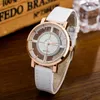 Armbandsur 2022 Koreansk version av Harajuku Style Pu Fashion Foreign Trade Watch Creative Thredimensional Hollow Nail Rose Gold Men