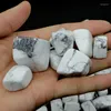 Boncuklar Doğal Beyaz Howlite Kuvars Kristaller ve İyileştirici Taşlar Yağlanmış Toplu Mineral Specime değerli taşlar ev akvaryum dekorasyonu