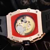 SUPERCLONE Uhren Armbanduhr Designer Luxus Herren Mechanik Uhr Richa Milles Herren Automatik Mechanisch Tonnenförmig Hohl Heißverkauft NW4O