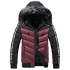 Heren down parkas winter korte parka jas jas jas heren Koreaanse stijl trendy knappe winddichte winter parka herenjas met kap t221006