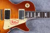 2022 Custom Shop electric guitar Jimmy Page sunburst tiger flame Guitarra solid mahogany one piece neck