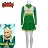 Kvinnors träningsdräkter Nytt Senior Year Movie Rebel Wilson HHS Cheerleader Come High School Cheer Uniform Dress Green Cheerleading Outfit For Adults T220909