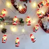 Strings Jiaderui LED Christmas Santa Claus String Lights Baby Room Decoration Light Battery Powered For Kids Halloween Decor