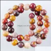 돌 6 8 10mm 라운드 Mookaite Jasper Natural Stone Beads 보석 제작 여성 DIY 목걸이 팔찌 15.5 인치 BY905 DRO 전체 2019 DHPWO
