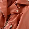 Женская кожа высокого качества автомобильных женских курток Spring Coats Pu Lady Juper