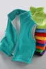 Waistcoat Kinderen Vest Kids Outerwear Wailcoats Mouwloze jassen Childrens For Boy Girl Polar Fleece Baby Warm Winter 2201006