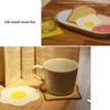 Maty stołowe 2 szt. Ser tostowy napój jajka oporna na ciepło nieoprzeczolni podkładka domowa mata kreatywna mata silikonowa
