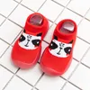 Unisex Babyschuhe Lauflernschuhe für Kleinkinder, Jungen, weiche Sohle, Gummi, Outdoor-Schuh, niedliches Tier, Kinderschuhe, rutschfest, 20221006 E3