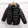 Jackor Girls Light Down Cotton Jacket Baby Boys Snowsuit Jackets Autumn Children Clothing 28 Years Fashion Kids Hooded Ytterkläderrockar 2201006