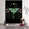 Tapestries Nordic Psychedelic Butterfly Tapestry Wall Hanging Bohemian Hippie Witchcraft Tarot Science Fiction Room Home Decor 221006