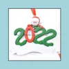 Decorazioni natalizie 2022 Resina Personalizzata Famiglia Albero di Natale Ornamenti Persone carine Regalo invernale Consegna Drop 2021 Giardino domestico Dh2Ry