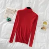 Women's Sweaters BETHQUENOY Long Sleeve Slim Woman Winter Clothes 2022 Mock Neck Knitted Top Women Sueter De Mujer Pullover Truien Dames