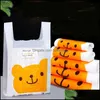 Gift Wrap 50 Pcs Cute Tote Plastic Shop Handles Convenience Storeb Cartoon With Gift Bag Bundle Retail Bags 210326 Drop Delivery 2021 Dh5Cx