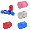 Original Tobacco Herb Grinder smoke accessory Metal Aluminum Grinders 4 Piece 30/40/50/56/63 MM Aluminum Alloy Hand Muller