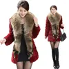 Women's Fur Wave Cut Natural Coats Outerwear Women Large Whole Skin Raccoon Dog Collar Fashion Jackets 2022 Autumn Winter