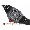 SUPERCLONE watches wristwatch designer Luxury mens Mechanics Watch Richa Milles Men Wrist Hollowed out Superior Quality Carbon Fibre Case U8DE