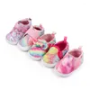 First Walkers Born Baby Shoes Semelle souple pour bébé fille Prewalker Sneaker