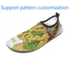 2023 Aangepaste schoenen Diy Ondersteuningspatroon Aanpassing Waterschoenen Heren Dames whitem Sports sneakers Ademend