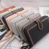 Wallets Women Long Luxury Large Capacity High Quality Female Solid Color Phone Holder Zipper Purse
