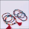 Urok bransolety 20pcs/Lot Bohemian Beaded Bracelets for Women Girl