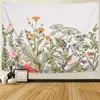 Tapestries Sepyue مخدر Trippy Tapestry Wall Hanging Floral Hippie Flower Carpets Decor Decor Plant 221006