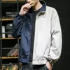 Patchwork Jacket Men wiosna i jesienne kurtki hip -hopowe mężczyźni mody ubrania lekkie stojaki stojakowe