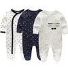 Footies Baby Boys Rompers Winter Long Sleeve Cotton baby custome Girls Jumpsuit ONecks Kids Clothes boy Outfits sets 221006