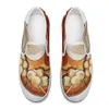 Scarpe personalizzate Supporto fai-da-te personalizzazione del modello scarpe di tela uomo donna triple scarpe da ginnastica sportive bianche comode