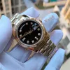 4 cores bom relógio de fábrica de homens movimento automático clássico 36mm preto champanhe mostrador de diamante relógio de pulso com caixa original dive211g