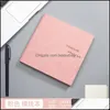 Notepads Thicken Square Notebook Planner Office Supplies Sketchbook Diary School Accessories For Students Notepads Stationery Grid Bl Dh7Lf