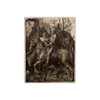 M￥lningar Citon Canvas Albrecht Durer The Knight Death and the Devil Art Oil M￥lning Konstverk bild Modern v￤ggdekor Hemdekoration 221006