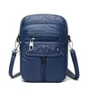 Bolsa de couro macio lavada com moda HBP 2022 Novo vers￡til vers￡til um ombro crossbody bolsa mini mobile baga