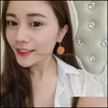 Dangle Chandelier Funny Jewelry Imitation Chinese Mooncake Dangle Earrings Resin Delicious Food Traditional Drop Earring Mjfashion Dhbvm