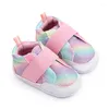 First Walkers Born Baby Shoes Semelle souple pour bébé fille Prewalker Sneaker