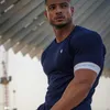 Camisetas masculinas 2022 Europeias e americanos novos produtos de verão Sports Sports Sports Sports Sports Outdoor jogging lazer esportes respiráveis ​​T-shirt T2221006