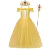 Девушки платья Encanto Детский костюм для детей 4 8 10 лет косплей одежда платья платья принцесса для девочек 2 День рождения платье 2201006