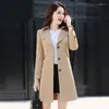Trench feminina casacos de alta qualidade feminino quebra -vento icseautumn clássico clássico coreano single british estilo britânico Ladies Outwear 4xl 259