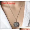 기타 패션 액세서리 기타 패션 액세서리 빈티지 브론즈 동전 해적 매력 Aztec Necklace Mens 영화 Pendan Mjfashion DHWPD